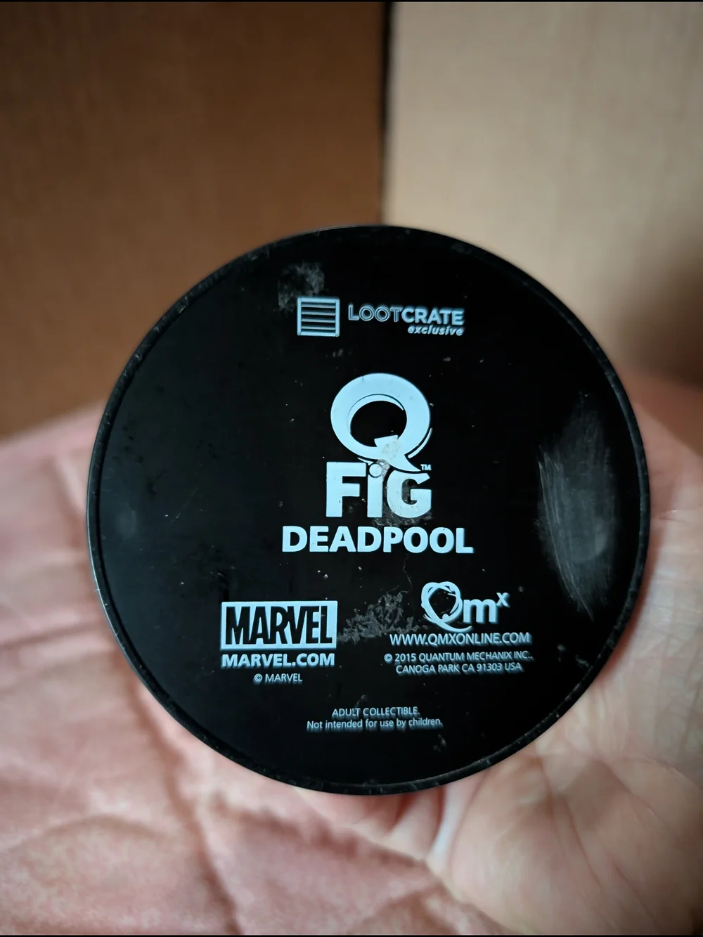 Deadpool Red & Black Q-Fig Statue